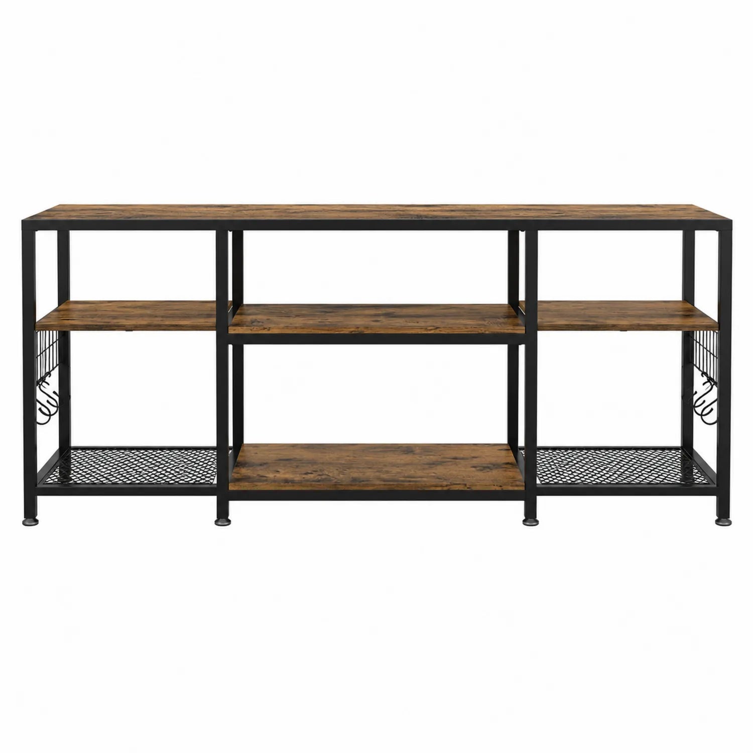 Szafka RTV metalowa z półkami z płyty wiórowej 120 cm