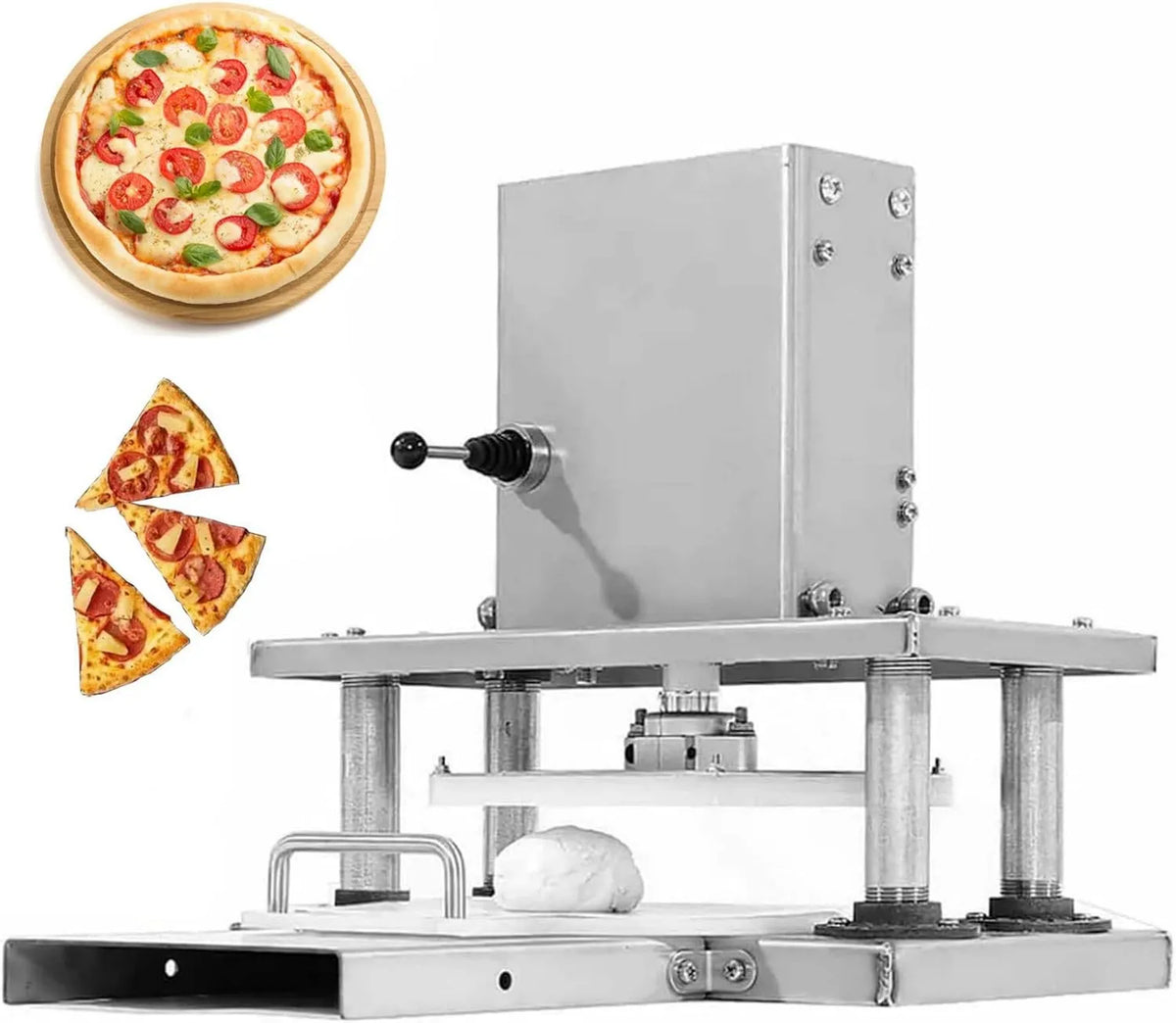 guoyjmm, Prasowanie maszyny, Laminerka, Pizza, Profesjonalne, do Pizza Crusts i Chleb mięsny
