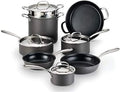 Lagostina, H904SC64 Bateria, Bateria z patelni i patelni, stal nierdzewna, szara, aluminium, anodyzowana kuchnia twarda non- stick z