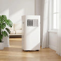 HUANQIN klimatyzator przenośny, 24H Klimatyzator, przenośny, zegar, cichy, idealne pokoje do 28 m², 12000 BTU