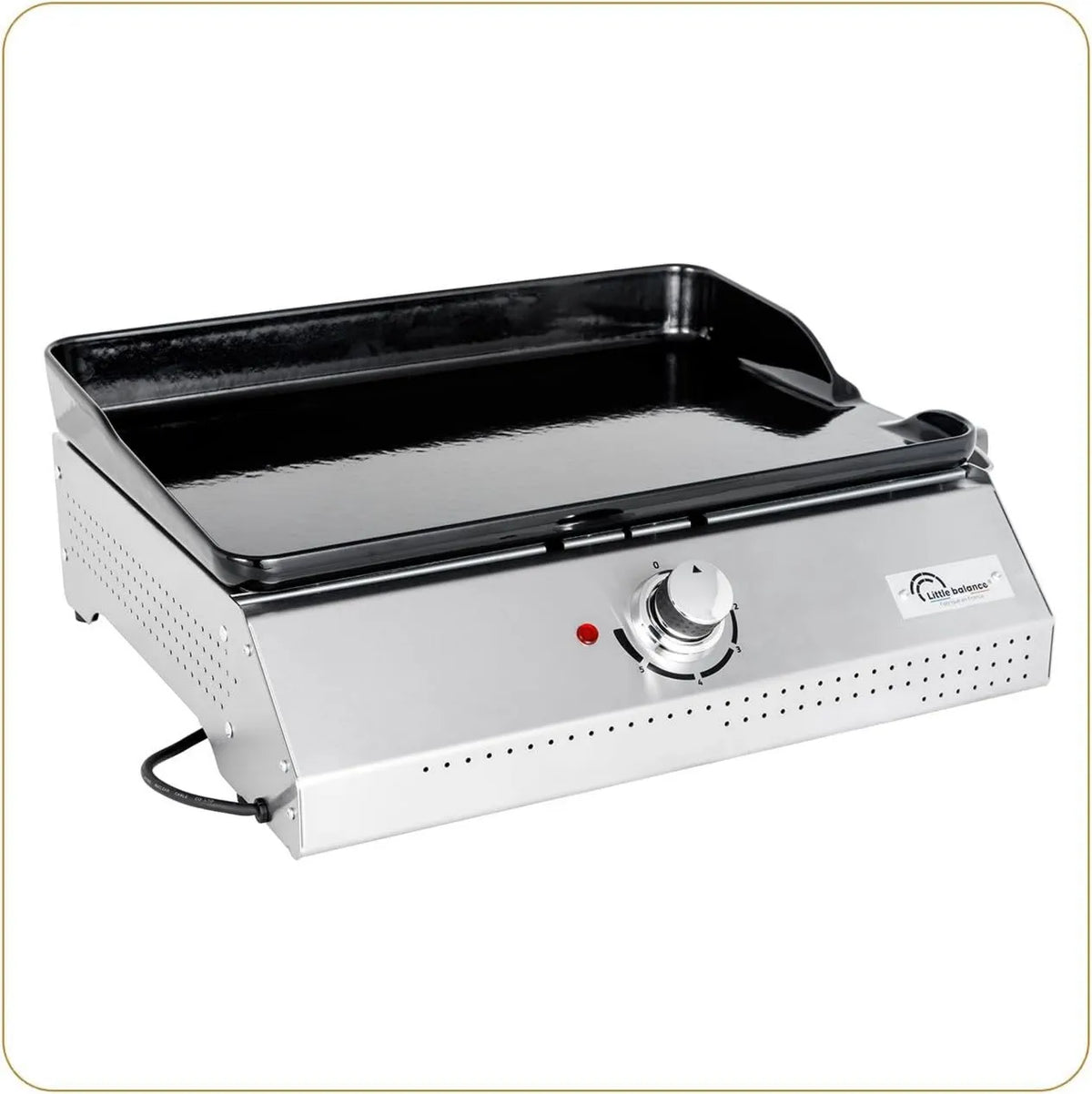 LITTLE BALANCE, płyta grzewcza, 2150 W, małe BALANCE, odlewane żelazko, stal nierdzewna, 8713 Biscarosse 50- 35, 100% francuska produkcja