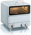 MXXHFC mini piekarnik, Piec elektryczny, 20 l, 100 do 250°C, licznik, para, 2 strefy temperaturowe, 20 l wysoka pojemność podwójna konstrukcja warstwa, 60-minutowy zegar
