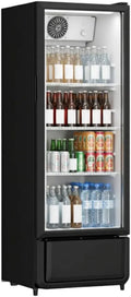 Générique chłodziarka do napojów, L540 P560 Szafa, 240 l, 200 W, szkło, czarny, drewno