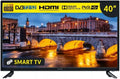 KIANO, 3xHDMI 2xUSB model, SlimTV 40 cali LED Full HD 1920x1080 DLED Vision Angle 176 ° Dolby Stereo Audio 2x8 W 3xHDMI 2xUSB czarny Wall Mount