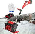 pealiritansemen, Red- 2baterie Snow Truskawka Elektryczna Składany, Snowshoe Rechargeable, 3- Regulacja kierunku + Aluminiowy Alloy uchwyt, do ścieżek Red-2batteries