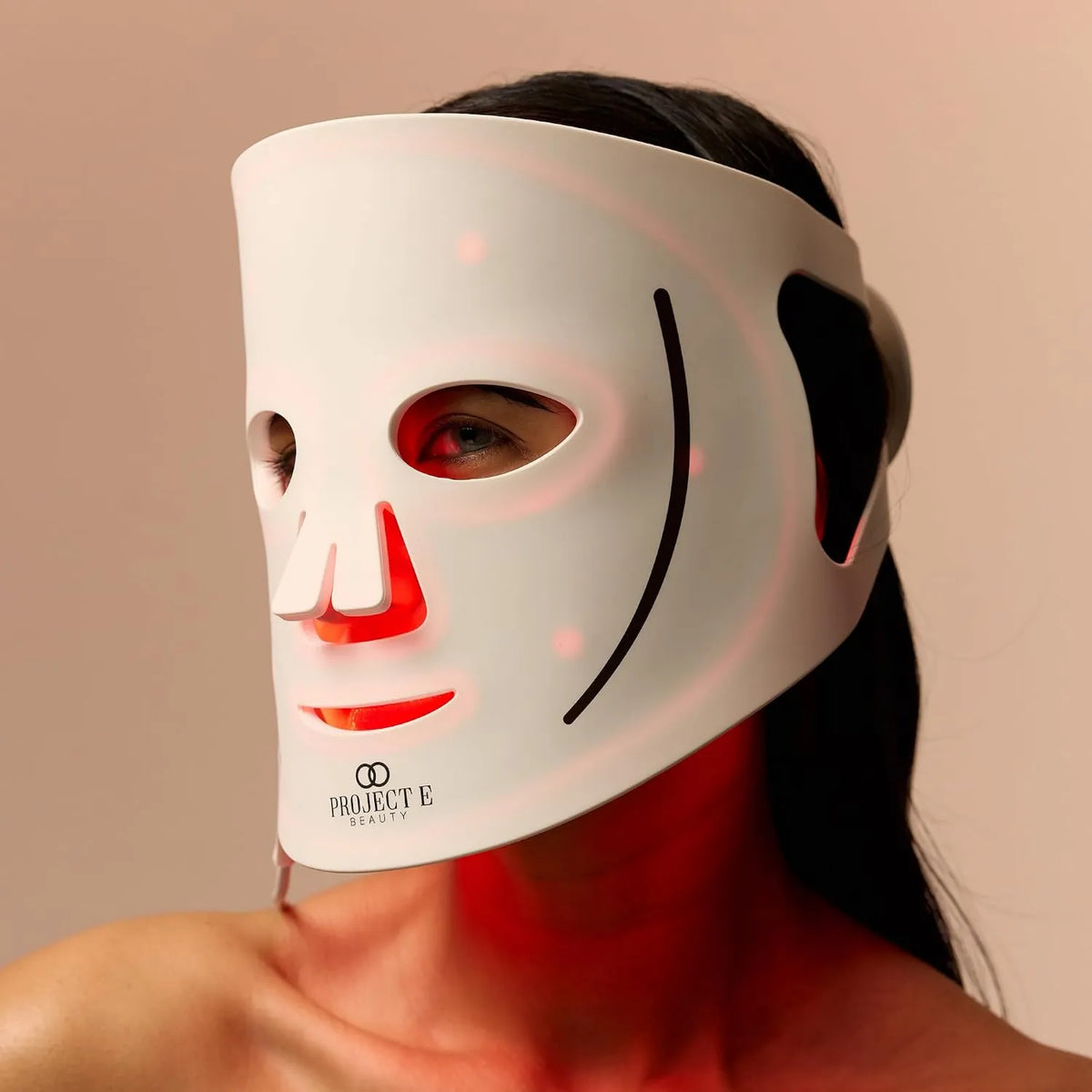 Project E Beauty, Dla skór traw, terapia światłem Mask Silicone przez Projekt E Beauty, dla Spa i użytku domowego, Anti-aging i Anti@-@ imperfection, Rozwiązania dla