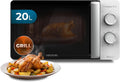 Cecotec kuchenka mikrofalowa, 3DWave Ready2Clean Microwave, 20 l, 700 W, 800 W, minutnik, grill, rozmrażanie, mikrofalówka, 30 min, 6 poziomów mocy