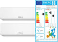 R32 CLIMA00065 klimatyzator, 9000 BTU, 18000 BTU, 9000BTU, silnik inwerterowy, sterowanie WiFi, Klimatyzator Digiquest Dual Inverter V5 9000 + 9000