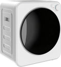 HOMCOM, Suszarka, 800 W, 5 kg, przenośna, stal nierdzewna, biała, do mieszkania i akademika, 5 trybów suszenia, Ładunek czołowy