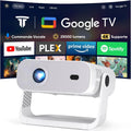Wielio projektor, Google 1080p iOS, Android, PS5 Smart TV, 30 dB, TV, 4K UHD, WiFi, Bluetooth, aplikacja, Android OS, tłumik, 250 ANSI, Rozdzielczość natywna