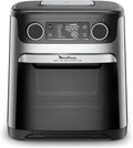 Moulinex frytkownica beztłuszczowa, Technologia ekstra chrupki, Easy Fry Oil Free Fry, 9 programów, 15 l, Kompletny posiłek dla 4 - 6 osób, Czarny