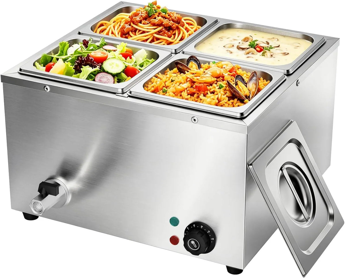 TAIMIKO, Płyta grzewcza do stołów, 1500 W, 220 V, profesjonalne, stal nierdzewna