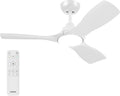 Philips wentylator sufitowy, 2650 Lumenów, 107 cm, 50 dB, regulacja ustawień, zdalne sterowanie, Wentylator Sufitowy Olas LED Ze Stałym Łopatkami