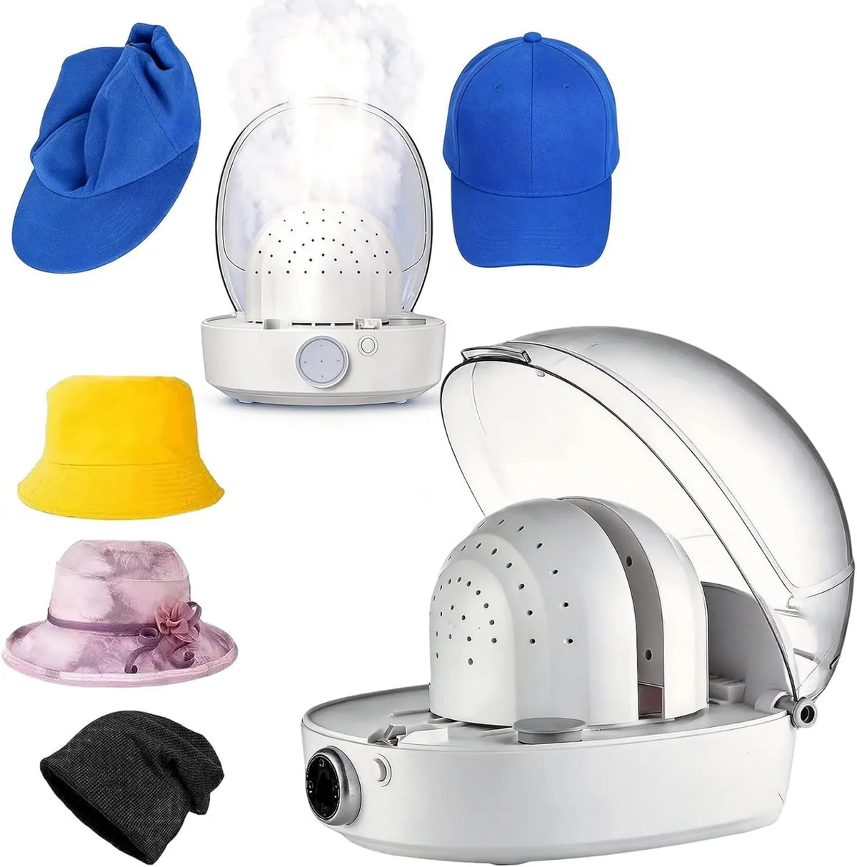 Mocoli myjka parowa, Czyszczenie, czyszczarka, 1000 W, 300 Ml, duży zbiornik, para, do czapek
