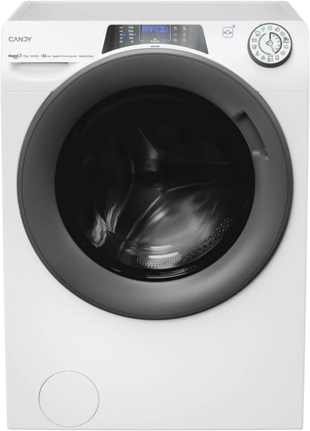 CANDY pralka, 496BWMR9 / 1-S, 9 kg, biały, min Bianco, RapidÓ PRO RP 496BWMR9 / 1-S myjka Caricamento frontal 9 kg 1400 Giri 496BWMR9/1-S
