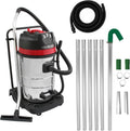 MAXBLAST, Odkurzacz, 80 l, 3000 W, przemysłowe, stal nierdzewna, 4 Akcesoria i worek Wliczone