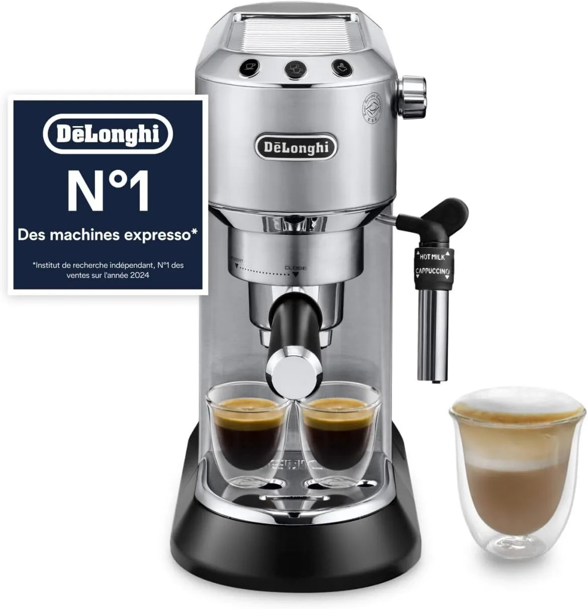 De'Longhi, De 'Longhi EC685.M Mędrzec mleka, 15 cm, Emulgator mleka, Expresso i Cappuccino