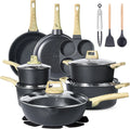 GiPP, Bateria, 22 Części, Kuchnia Non- stick Wszystkie ogniska i compri