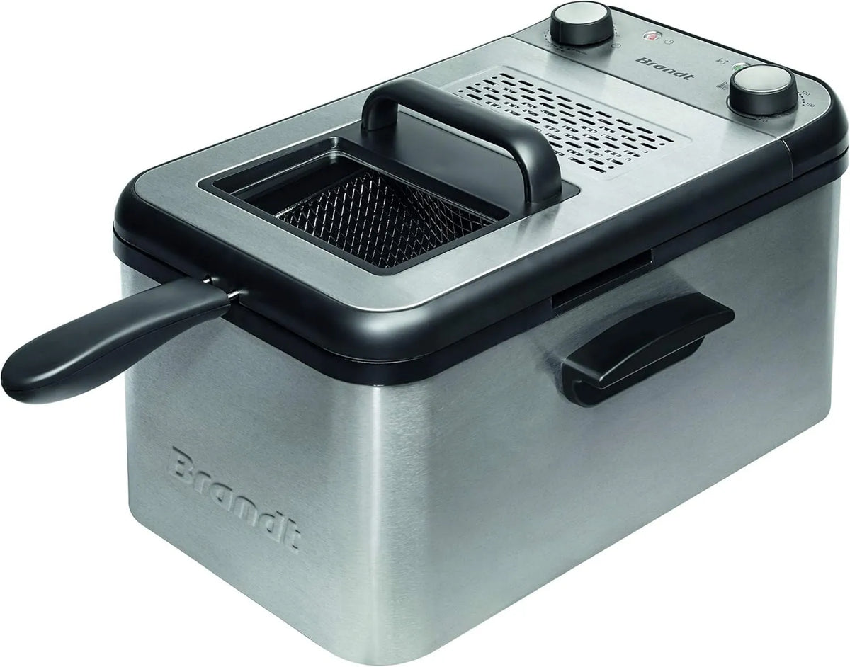 BRANDT, FRI3200 Filtr, 3.2 l, 2200 W, 1.2 kg, licznik, termostat, stal nierdzewna