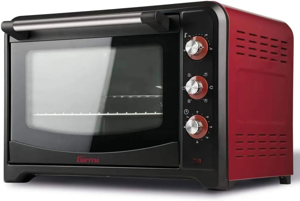 FE42 piekarnik elektryczny, 2000 W, Girmi piekarnik elektryczny, czerwony/czarny