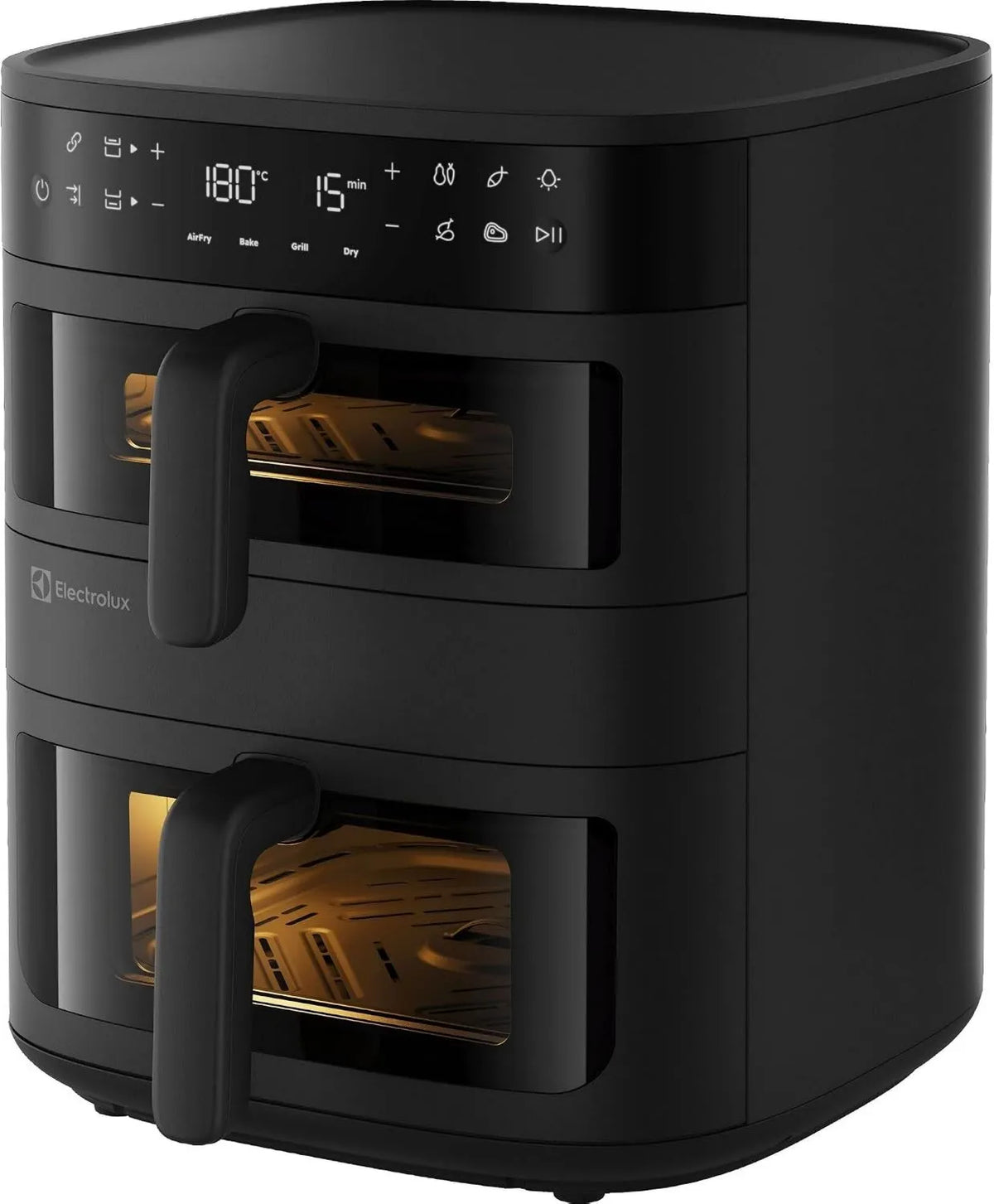 Electrolux frytkownica beztłuszczowa, EAFD11B Zmywarka, 11 l, 2700 W, 8 programów, 60 do 200°C, czarny, Air frytkownica 800