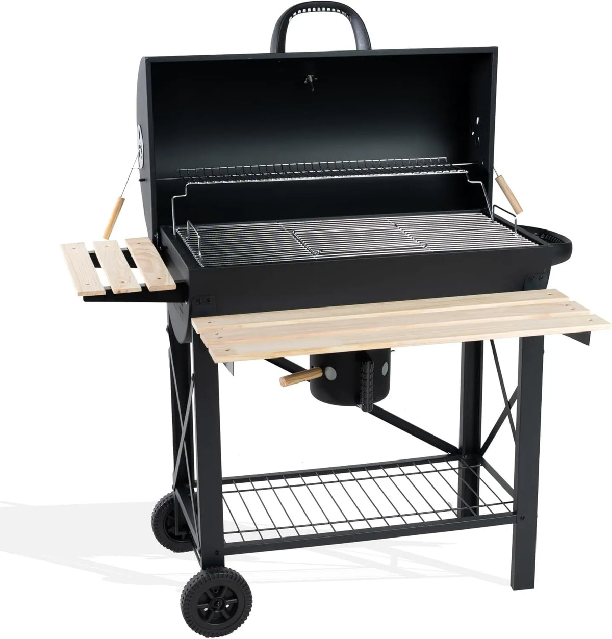 Ravigarden, Grill, grill z węglem, 71x38 cm, plener, drewno
