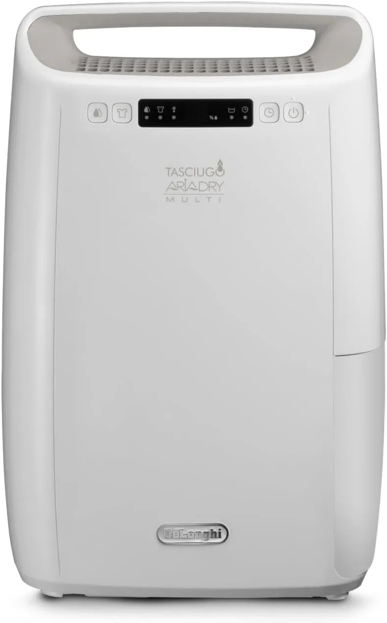De'Longhi osuszacz powietrza, Denawidator 14 l, 24h DEXD214RF, 14 l, przenośny, cichy, biały, 3 Filtracja działania, 14 l Eliminacja wilgotności, De- Longhi Tasciugo