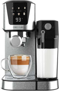 Cecotec ekspres ciśnieniowy, 1350 W, 20 bar, 700 ml, praca automatyczna, Półautomatyczny ekspres do kawy Power Espresso 20 Cream. 1350 W
