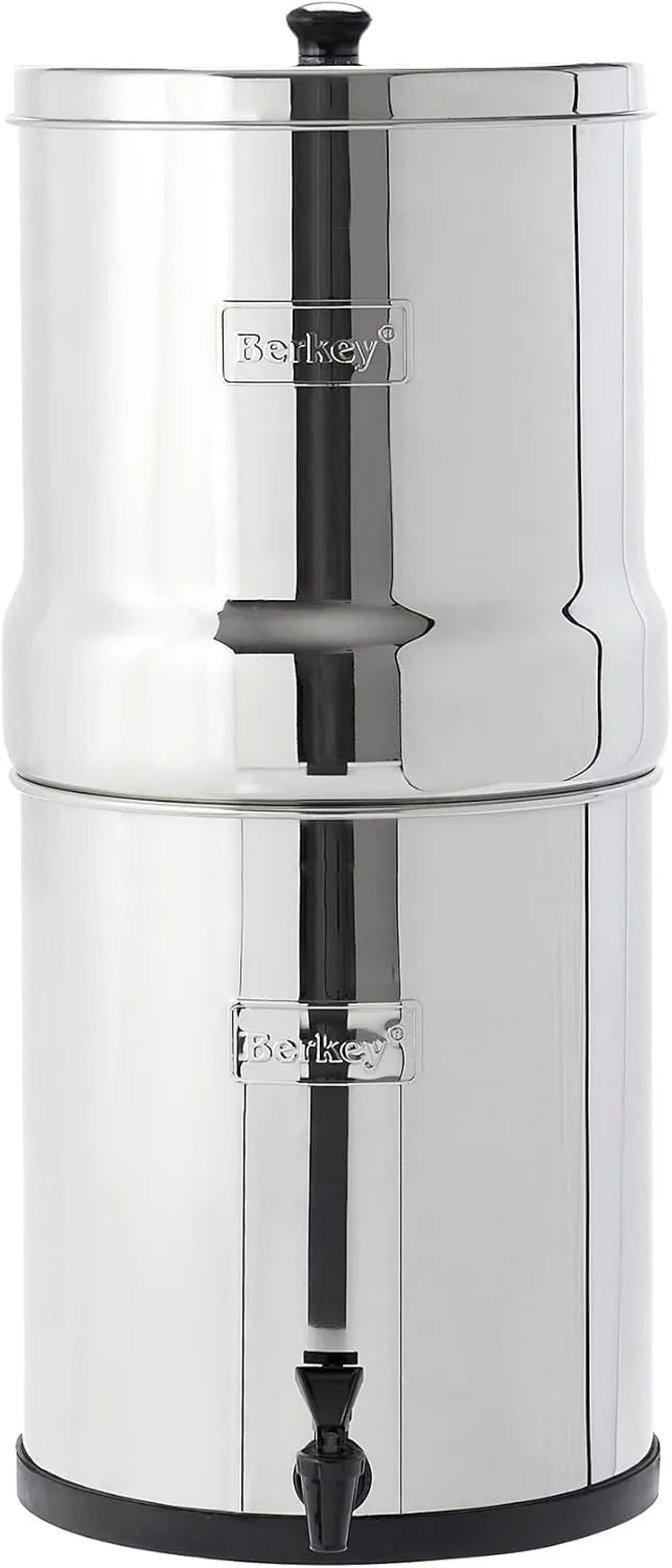 Berkey, BB9-2 Filtr, system filtracji wody pitnej, 8 l, stal nierdzewna, czarny