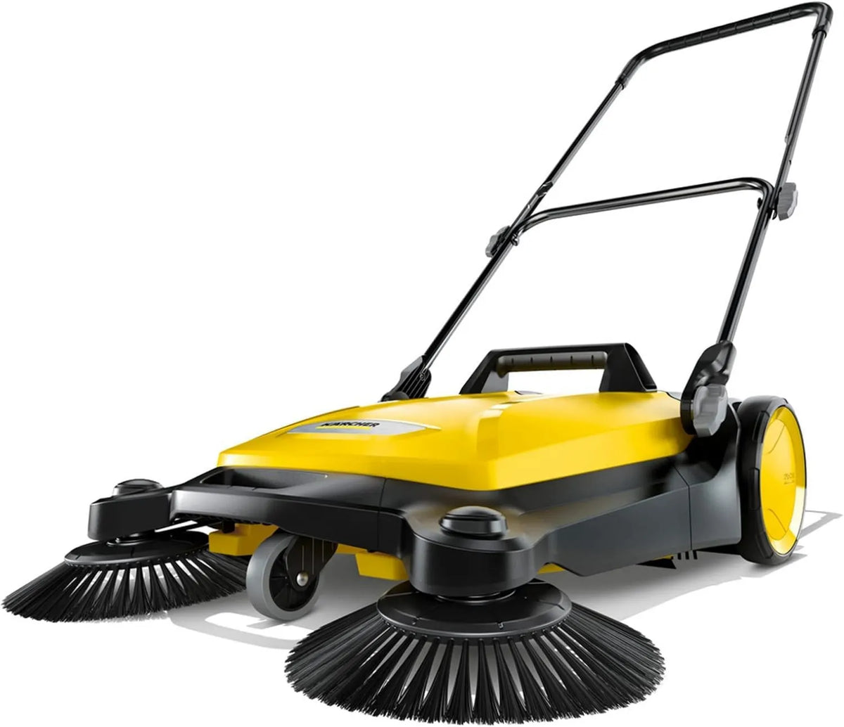 KÄRCHER, S 4 Zamiatacz Twin Walk- Za, Żółty, pojemność 5, 25 galon, Zamiatacz szerokość 68, 1 cm, Blay do 26 000