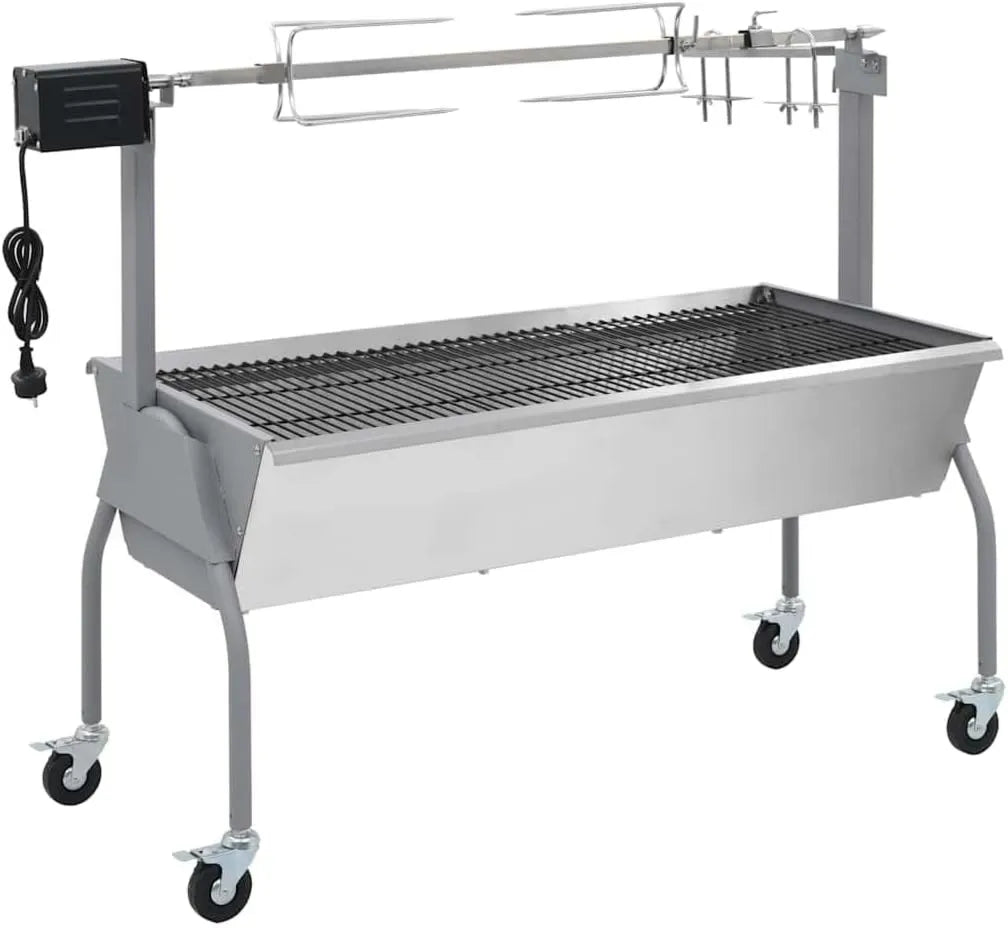 Mandloder, Grill, 15 kg, plener, kemping, stal nierdzewna, do elektrycznego grillowania ze stali nierdzewnej