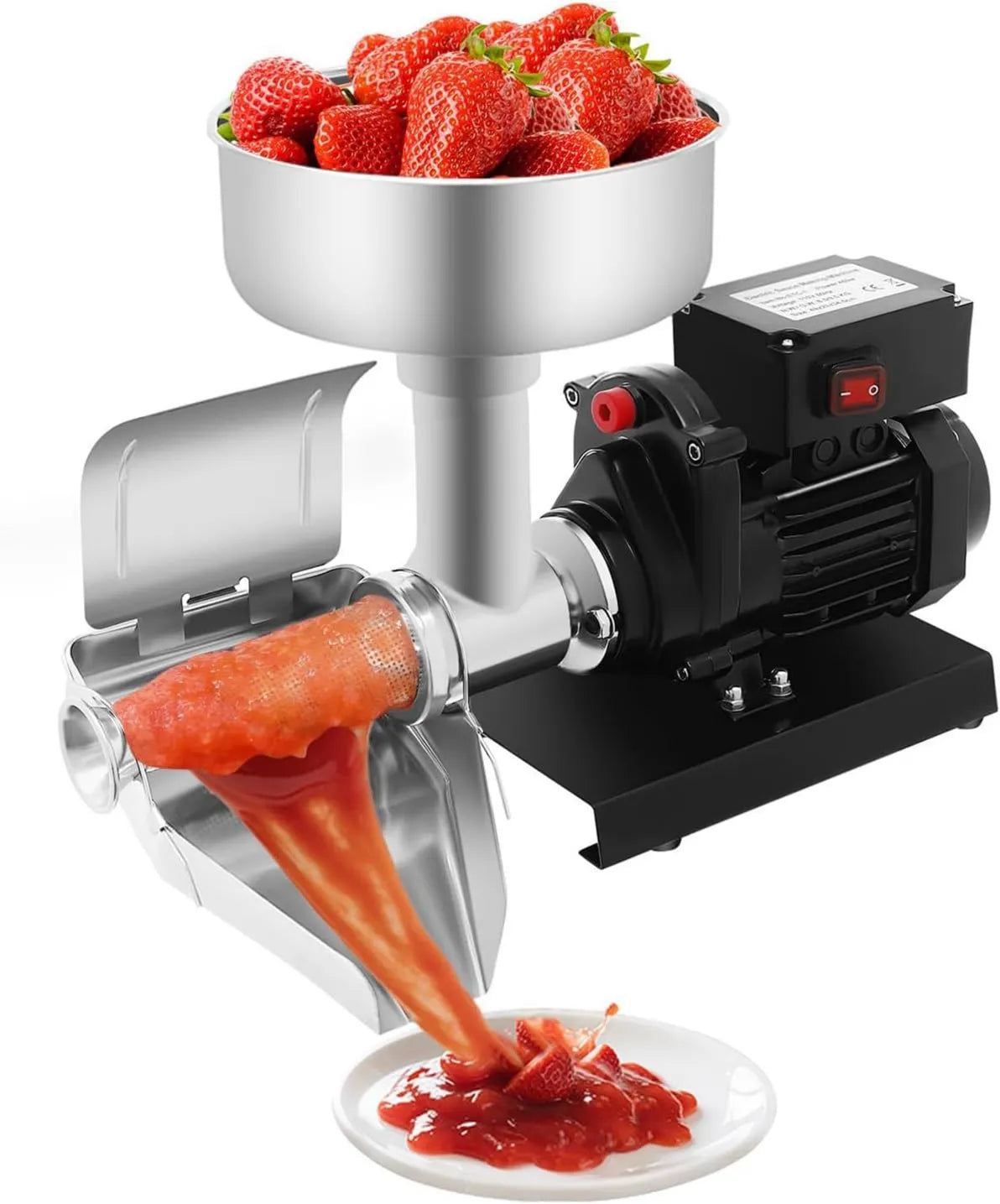 PPLDABNK, Filtr, 450 W, profesjonalna stal nierdzewna, do smarów preparacyjnych, Tomates Press