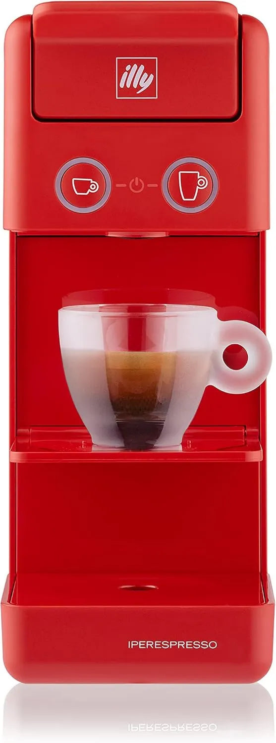 illy, Y3.3 Maszyna do kawy, elektryczna, czerwona
