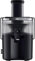 Braun sokowirówka, Filtr SJ5000, 1, 5 l, 800 W, 75 mm, stal nierdzewna, czarna