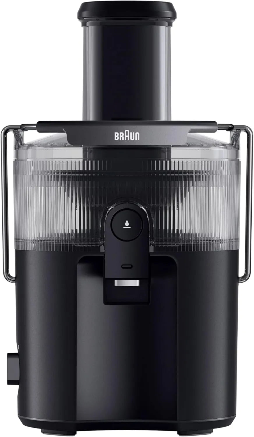 Braun sokowirówka, Filtr SJ5000, 1, 5 l, 800 W, 75 mm, stal nierdzewna, czarna