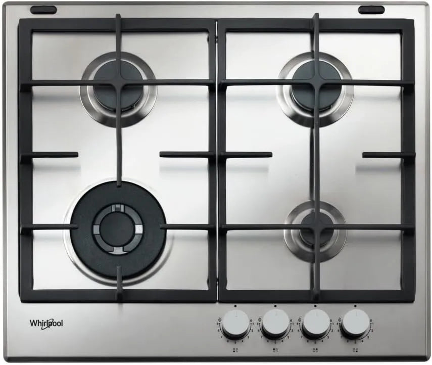 Whirlpool GMAL6422IXL płyta gazowa, 60 cm, 4 palniki, stal nierdzewna