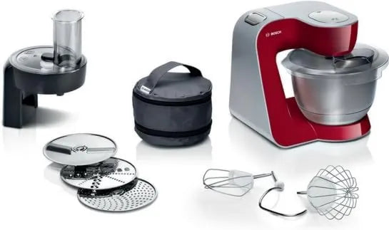 Bosch MUM58710 robot kuchenny, 1000 W, 3,9 l, Robot kuchenny Serie 4, zestaw tarcz i mieszadeł