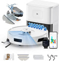 Vozascly robot sprzątający, APA 5 G R11 odkurzacz, samoobsługowy, Wi-Fi, Automatyczna stacja próżniowa 90 Dni, 20000Pa, 2.4 G