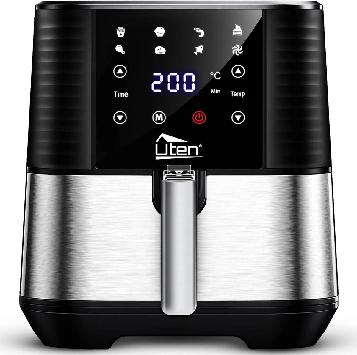 Uten frytkownica beztłuszczowa, 5, 5 l, 1700 W, 7 programów, dotyk, wyświetlacz LCD
