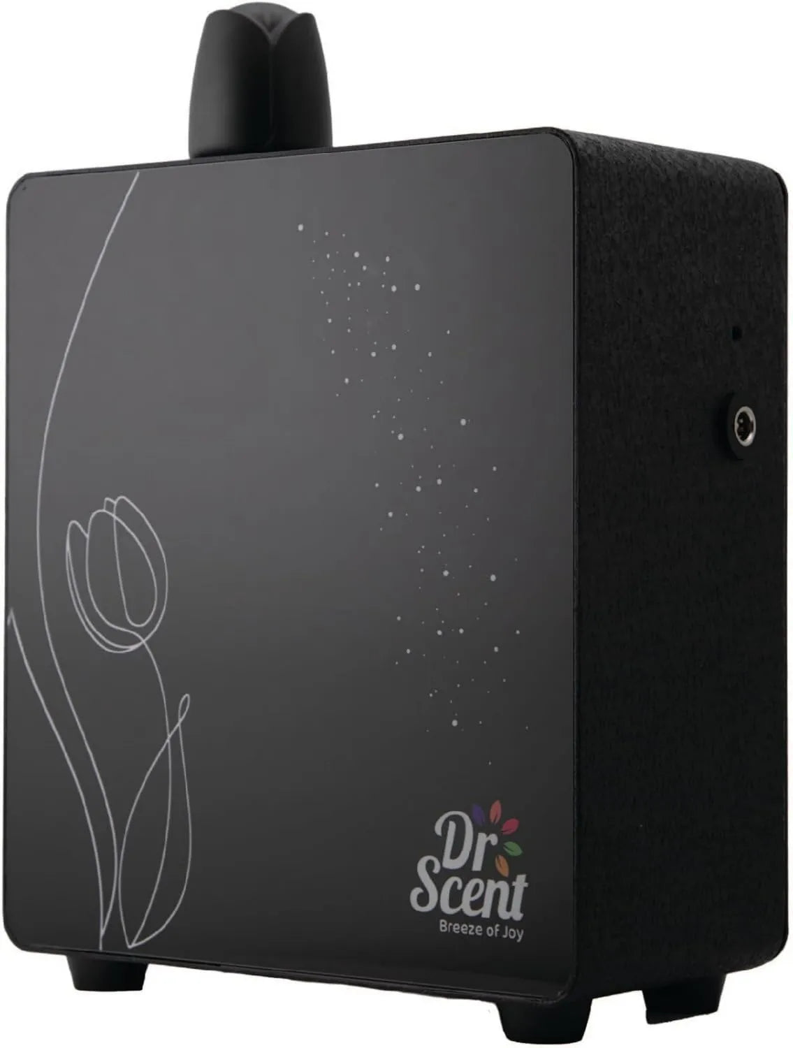 Dr Scent Breeze of Joy, Diffuser, aplikacja, czarny, Dr. Scent: Eco tulipan dyfuzor wpompowany z inteligentną aromaterapii