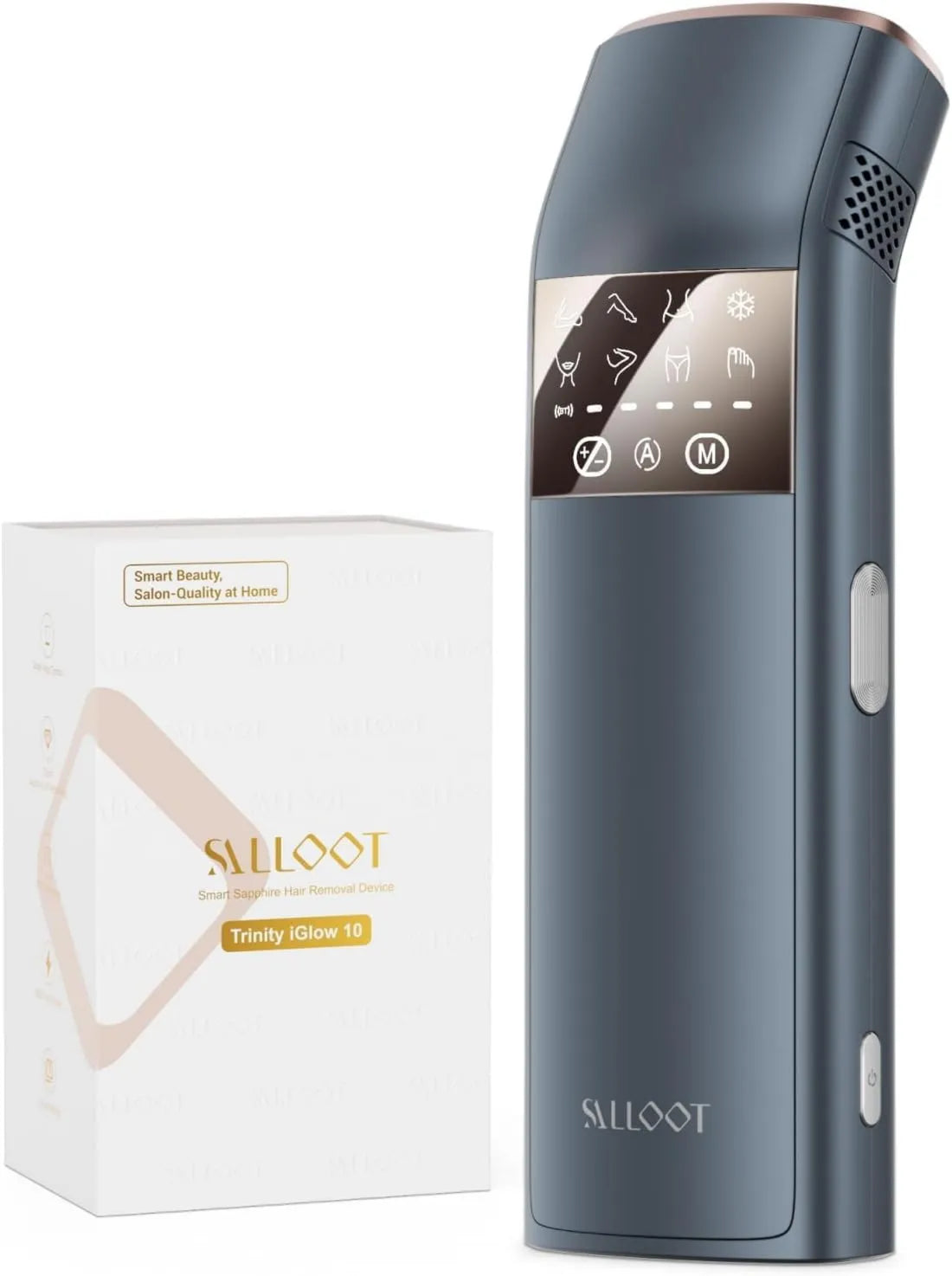 Mihilo depilator IPL, Pulsee Lumiere depilator, 12 cm2 szafir Chłodzenie, 3 PULSE 25 J