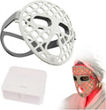 ZENT, 4-in-1 Przeciwstarzenie, Maska LED twarzy, Lekkie i wodoodporne IP67, Niebieska i żółta terapia na podczerwień, USB- C 4-en-1
