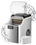 CREWORKS kostkarka do lodu, 3, 2 l, 22 kg / 24H, Przenośne dla House Office Bar Restauracja 22 kg/24H, duży zbiornik