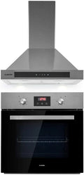 KLARSTEIN okap kuchenny, A, 50- 250 Piec elektryczny, 60 cm, 68 l, 50 do 250°C, 620 m3 / h, klasa energetyczna A, wbudowany, instalacja ścienna, 3 prędkości, czarny m3/h