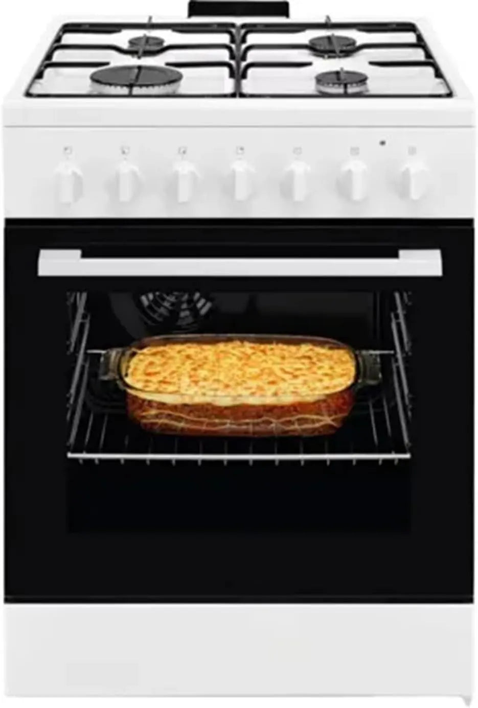 Electrolux płyta grzewcza, model LKK620010 W, piec gazowy 4 60x60 Wielofunkcyjne kominki - LKK620010 W
