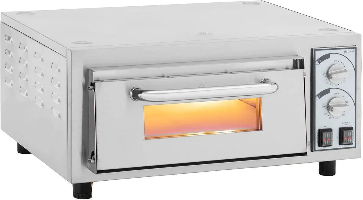 Royal Catering piec do pizzy, Piec elektryczny do pizzy, 40 cm, 2400 W, Royal RCPO- 2400- 1PS, Profesjonalne, Catering, RCPO- 2400- 1PS Elektryczny piekarnik do pizzy 1 RCPO-2400-1PS