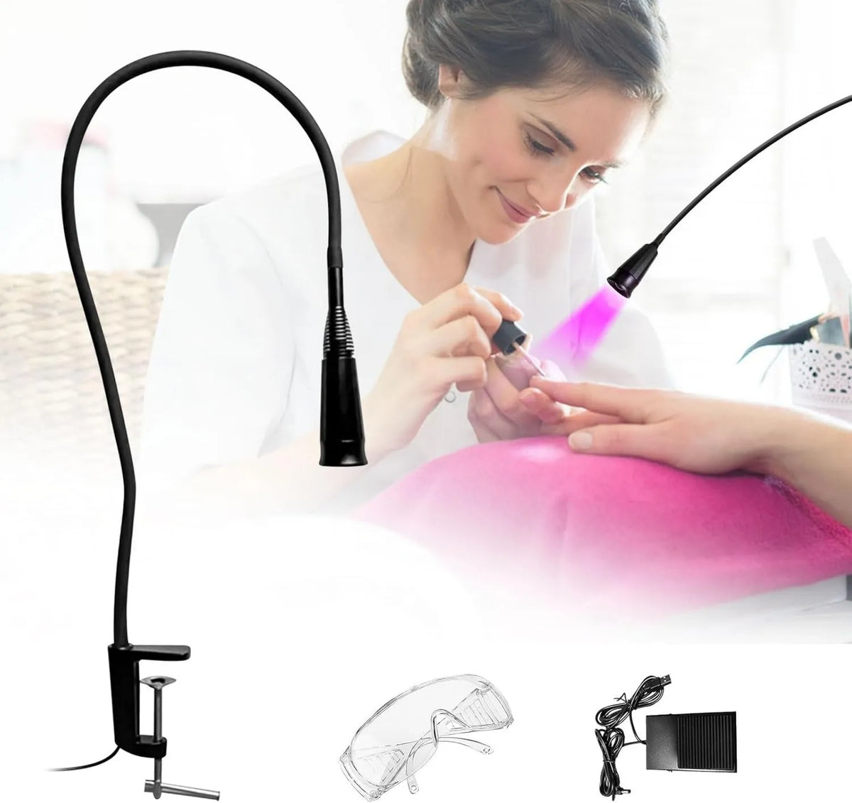 Gotrain, Przełącznik UV 10, Lampa, Lampa do natryskiwania UV- C, 10 W, do utwardzania światła