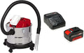 Einhell, AV 18 Odkurzacz, 15 l, 18 V, moc ssania 100 mbar, ec ładowarka i akumulator 4, 0Ah