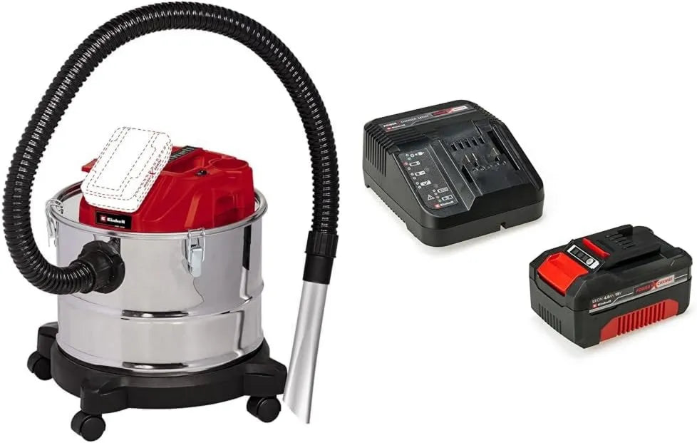 Einhell, AV 18 Odkurzacz, 15 l, 18 V, moc ssania 100 mbar, ec ładowarka i akumulator 4, 0Ah