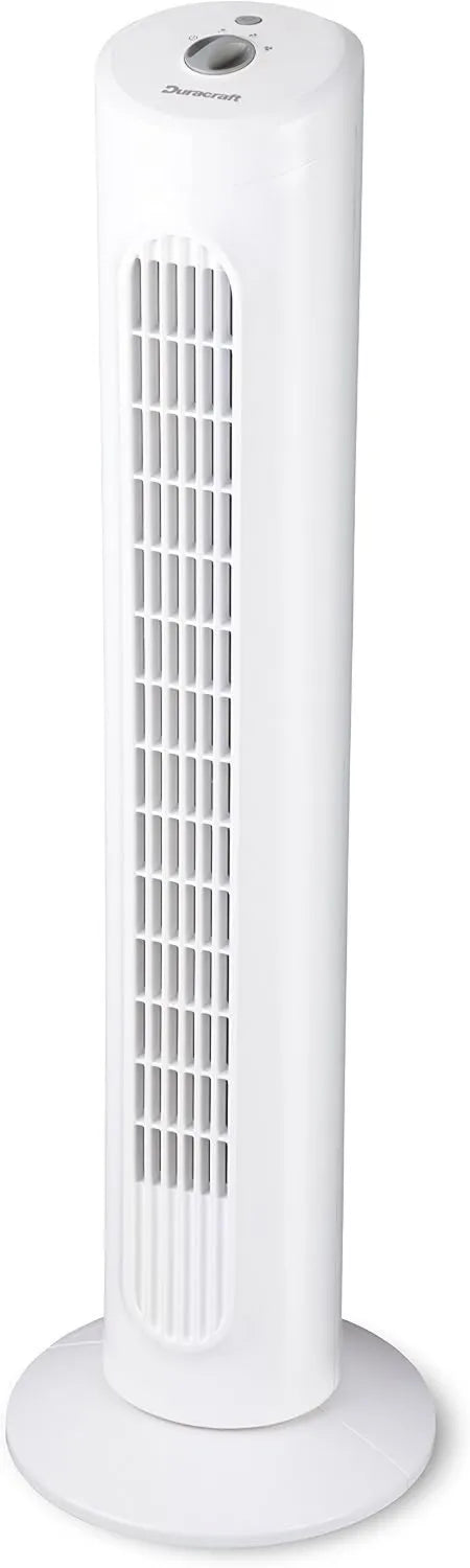 Duracraft, Wentylator DO1100E, biały, wentylator cyrkulacyjny powietrza, wentylator kolumnowy oscylacyjny